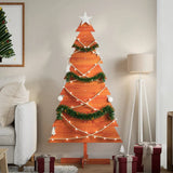 Vidaxx Weihnachtsdekoration Weihnachtsbaum 150 cm massives Kiefernholz, waschbraun