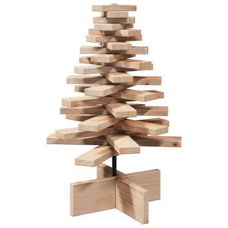 VidaXL Weihnachtsdekoration Weihnachtsbaum 60 cm massives Kiefernholz