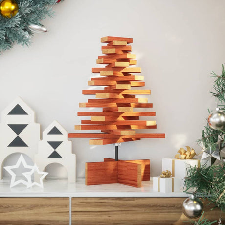 Vidaxx Weihnachtsdekoration Weihnachtsbaum 60 cm massives Kiefernholz, waschbraun