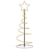 Vidaxxl LED-Weihnachtsbaum 80 LEDs warmweiß 120 cm