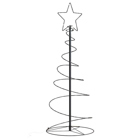 Vidaxxl LED-Weihnachtsbaum 80 LEDs warmweiß 120 cm