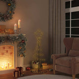 Vidaxxl LED-Weihnachtsbaum 80 LEDs warmweiß 120 cm
