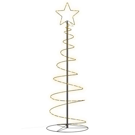 Vidaxxl LED-Weihnachtsbaum 100 LEDs warmweiß 150 cm