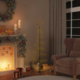 Vidaxxl LED-Weihnachtsbaum 100 LEDs warmweiß 150 cm