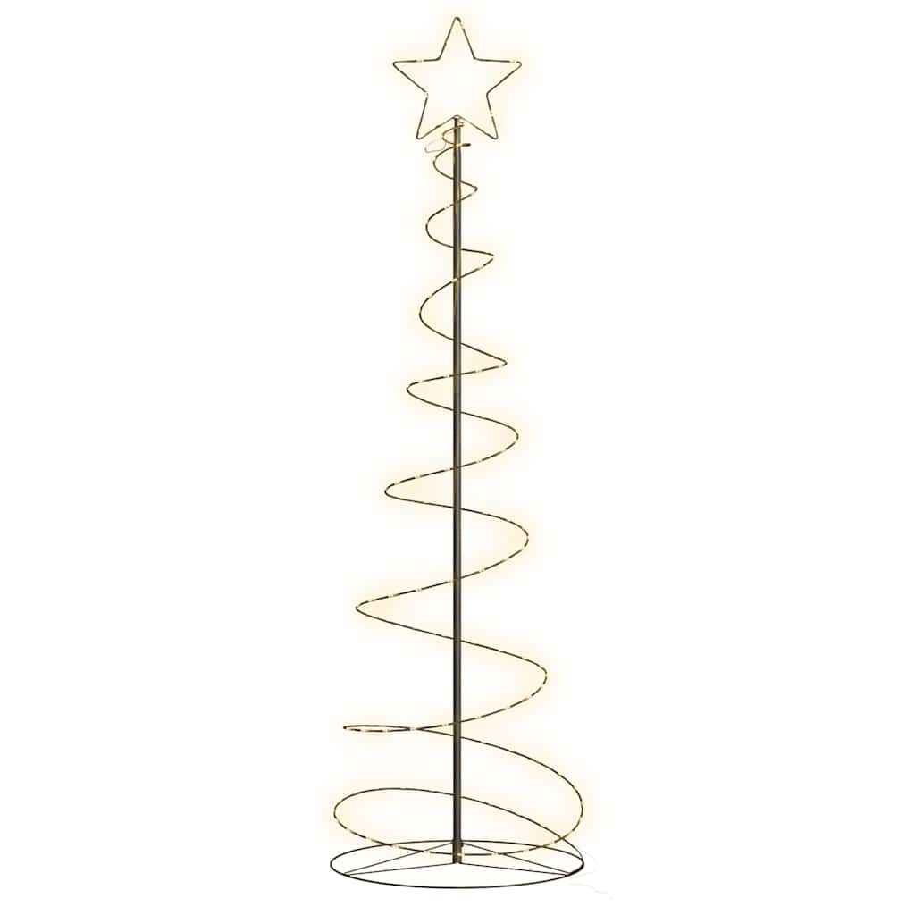 Vidaxxl LED-Weihnachtsbaum 120 LEDs warmweiß 180 cm