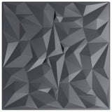 Vidaxx 48 Stück Wandpaneele Amethyst 12 m² 50x50 cm XPS grau