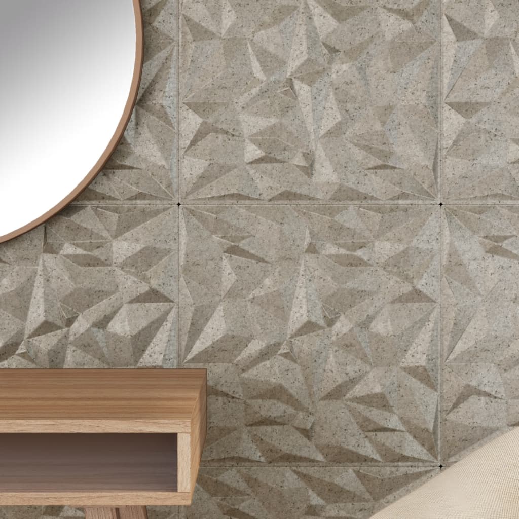 Vidaxx 48 Stück Wandpaneele Amethyst 12 m² 50x50 cm XPS-Beton