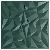 Vidaxx 48 Stück Wandpaneele Amethyst 12 m² 50x50 cm XPS grün