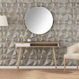 Vidaxl 12 st Wall panels Diamond 3 m² 50x50 cm XPS concrete