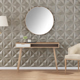 Vidaxx 48 Stück Wandpaneele Origami 12 m² 50x50 cm XPS-Beton