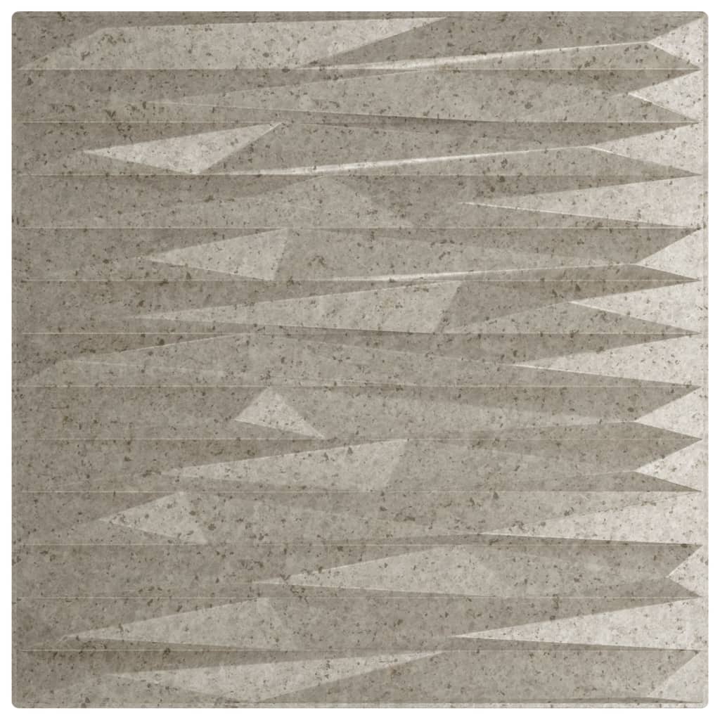 Vidaxl 12 pannelli murali Stone 3 m² 50x50 cm XPS Calcestruzzo