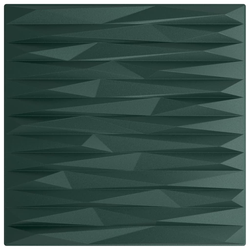 Vidaxx 24 Stück Wandpaneele Stein 6 m² 50x50 cm XPS grün