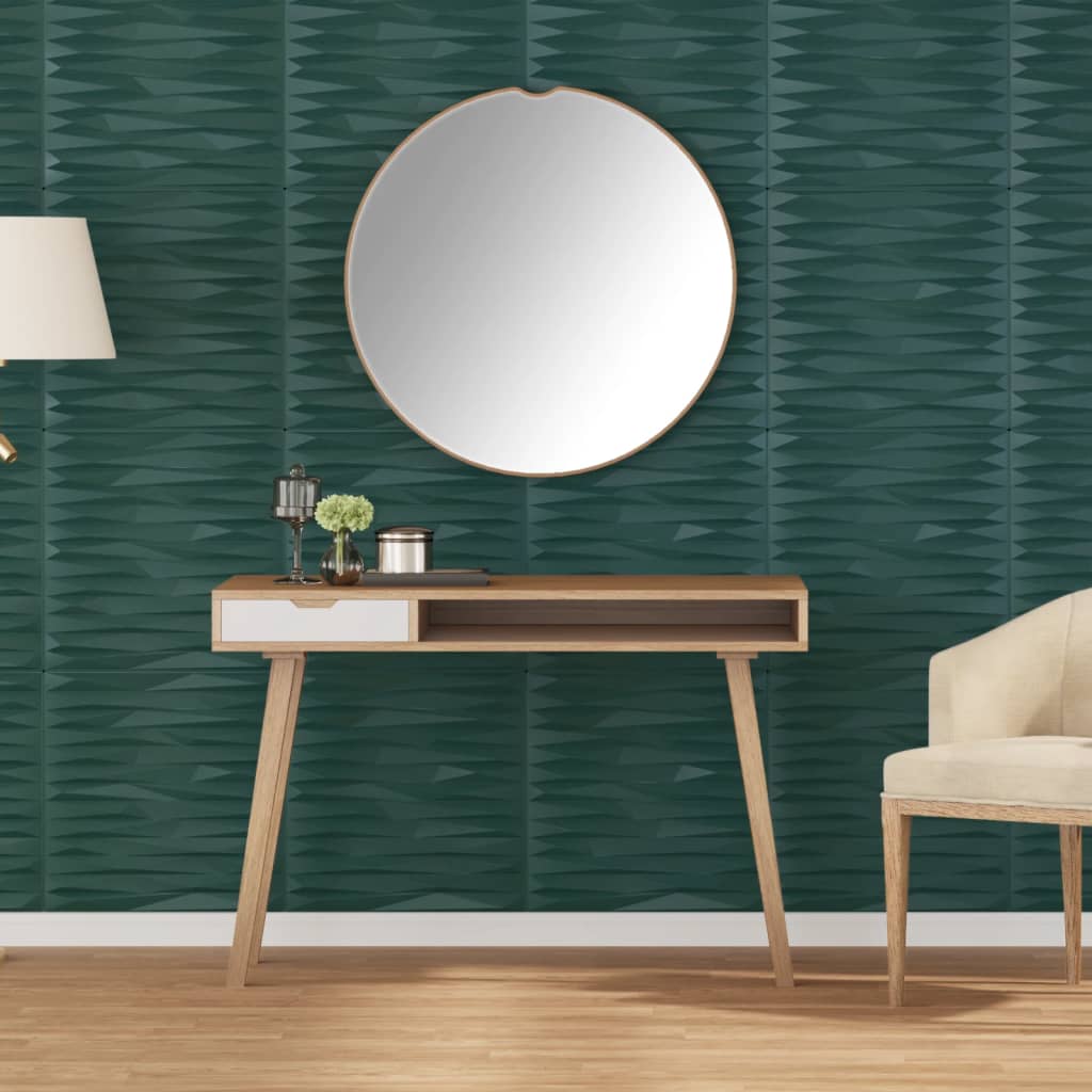 Vidaxx 24 Stück Wandpaneele Stein 6 m² 50x50 cm XPS grün