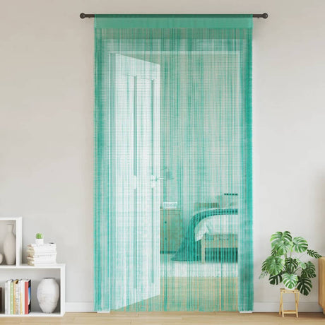 Vidaxl koordgordijnen 2 st turkoois 140x250 cm