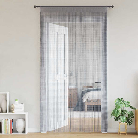 Vidaxl koordgordijnen 2 st 140x250 cm lichtgrijs