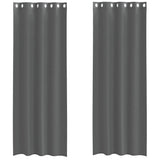Vidaxl gordijnen voile met doorvoertules 2 st 140x260 cm donkergrijs