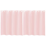 Vidaxl gordijnen voile met doorvoertules 2 st 140x140 cm lichtroze