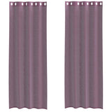 Vidaxl gordijnen voile met doorvoertules 2 st paars 140x260 cm