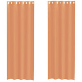 Vidaxl gordijnen voile met doorvoertules 2 st terracotta