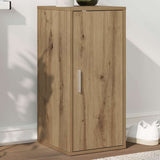 VidaXL Schuhschrank 32x35x70 cm aus handgefertigtem Holz, handwerkliche Eichenfarbe