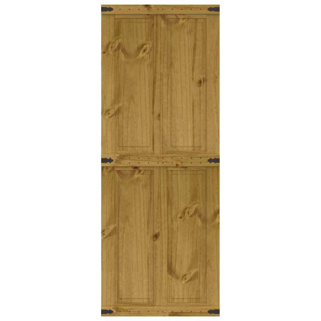 Puerta corredera Vidaxl Corona 80x210 cm de pino sólido