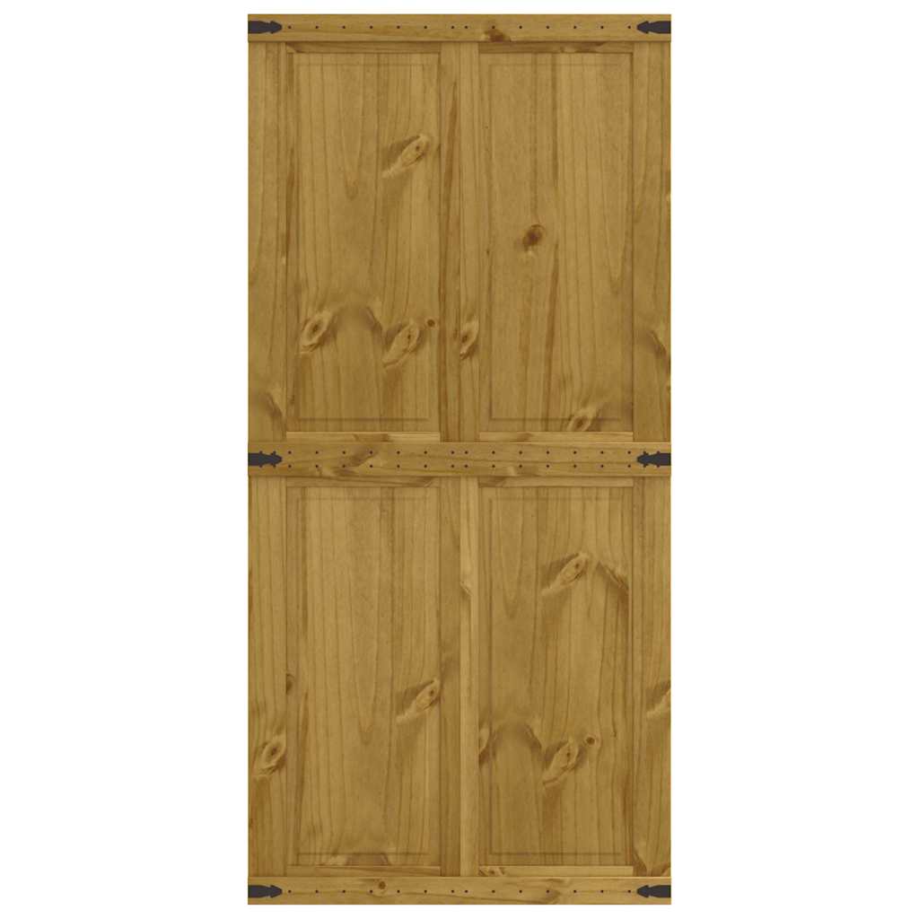 Vidaxl Corona per porta scorrevole 100x210 cm Pinna solida