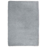 Vidaxl hoogpolig vloerkleed navarra 120x170 cm polyester lichtgrijs