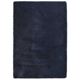 Vidaxl hoogpolig vloerkleed navarra 160x230 cm polyester marineblauw