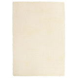 Vidaxl hoogpolig vloerkleed navarra 240x340 cm polyester crèmekleurig