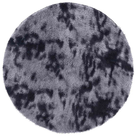 Vidaxl hoogpolig vloerkleed navarra 200x200 cm polyester donkergrijs