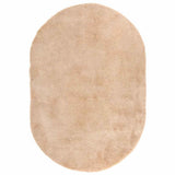Vidaxl hoogpolig vloerkleed navarra 300x200 cm polyester beige