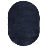 Vidaxl hoogpolig vloerkleed navarra 300x200 cm polyester marineblauw