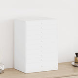 Vidaxl sieradendoos 10-laags met horlogehouders wit 29x20,5x40,5 cm