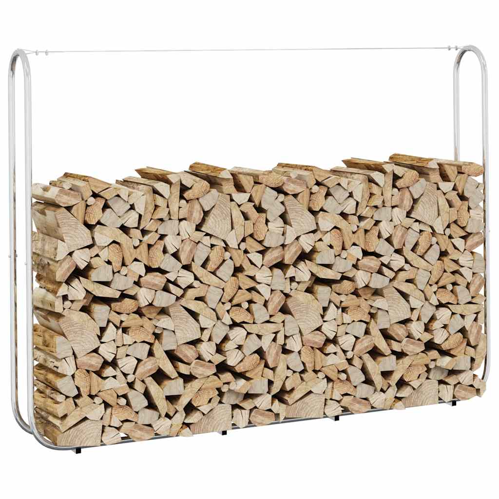 Vidaxx Brennholzregal 200x25x150 cm aus verzinktem Stahl