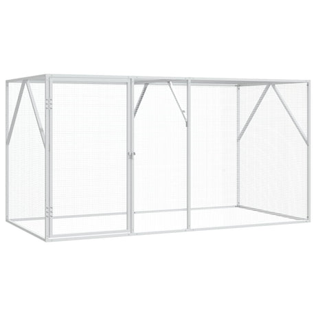 Vidaxl vogelkooi antraciet 208 x 102 x 108 cm gegalvaniseerd staal