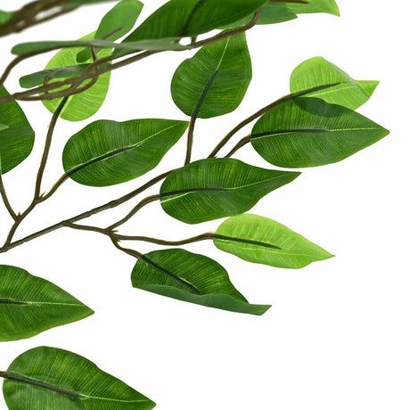 Vidaxl kunst ficus plant 1260 bladeren 200 cm groen