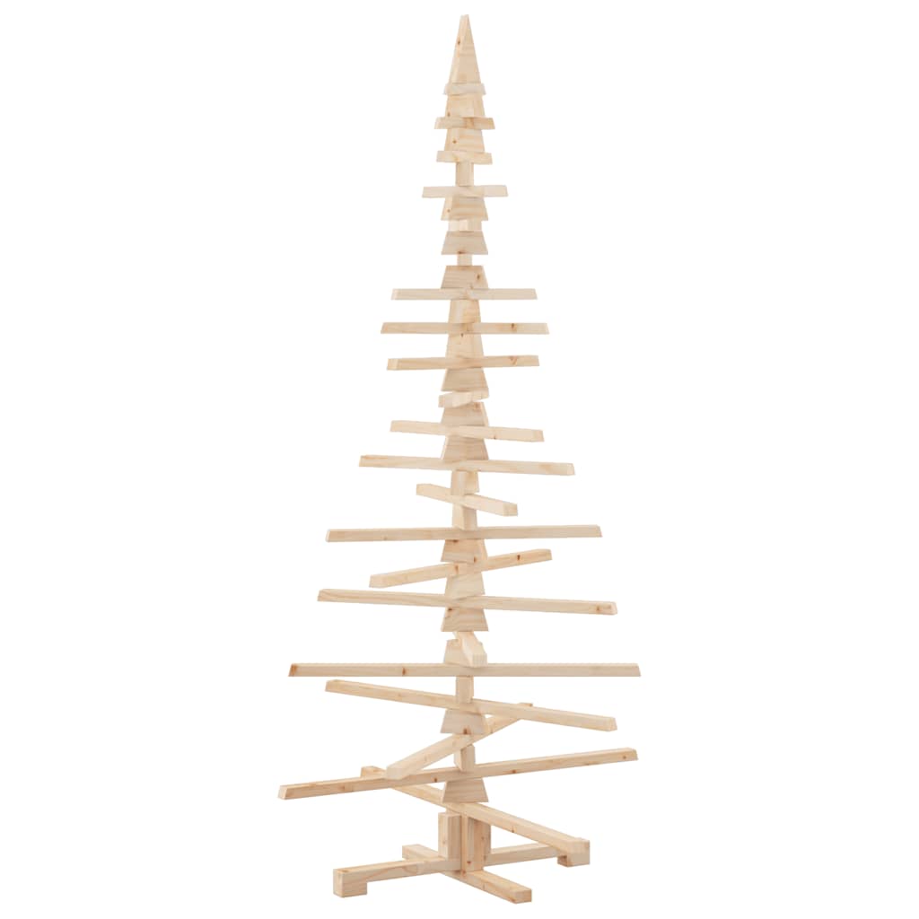 Vidaxl kerstdecoratie kerstboom 180 cm massief grenenhout