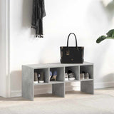 Vidaxx Schuhregal stapelbar 89,5x30x40 cm betongrau