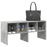 Vidaxx Schuhregal stapelbar 89,5x30x40 cm betongrau