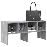 Vidaxl shoe rack stackable 89.5x30x40 cm gray Sonoma oak colored