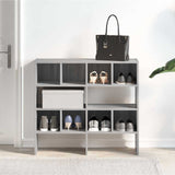 Vidaxl Spaces da scarpe 2 ST IMPLETABILE 89.5x30x40 cm Oak Sonoma grigio