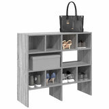 Vidaxl shoe racks 2 st stackable 89.5x30x40 cm gray Sonoma oak