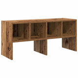 VIDAXL -Schuh -Rack -Stapel 89.5x30x40 cm altes Holz -gelöscht