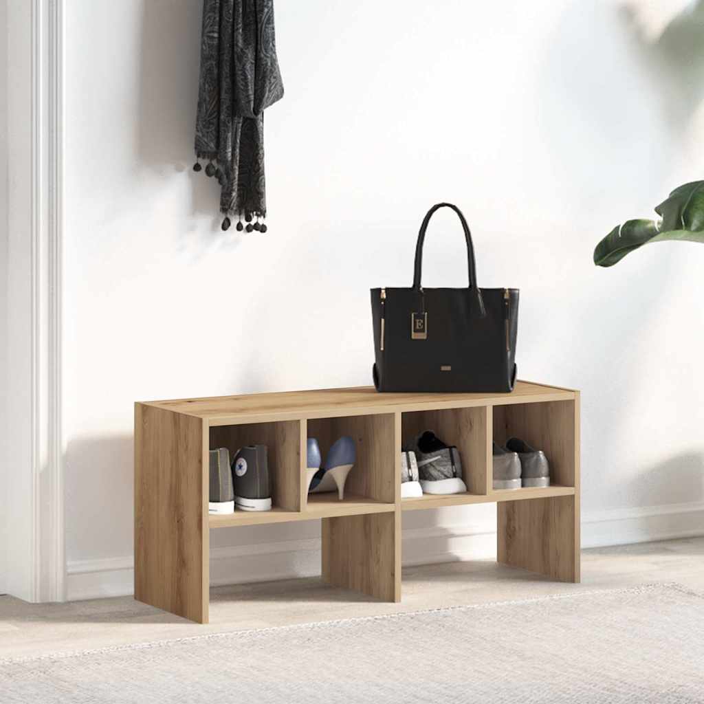 Vidaxl Shoe Rack Stackable 89.5x30x40 cm Artisanal Oak -farvet farver