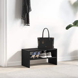 VidaXL Schuhregal stapelbar 60x30x30,5 cm schwarze Eiche