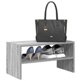 Rack à chaussures Vidaxl Empilable 60x30x30.5 cm Gray Sonoma Oak colored