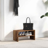 VidaXL Schuhregal stapelbar 60x30x30,5 cm altholzfarben