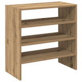 Vidaxl Shoe Racks 2 st Stackable 60x30x30,5 cm Artisanal Oak