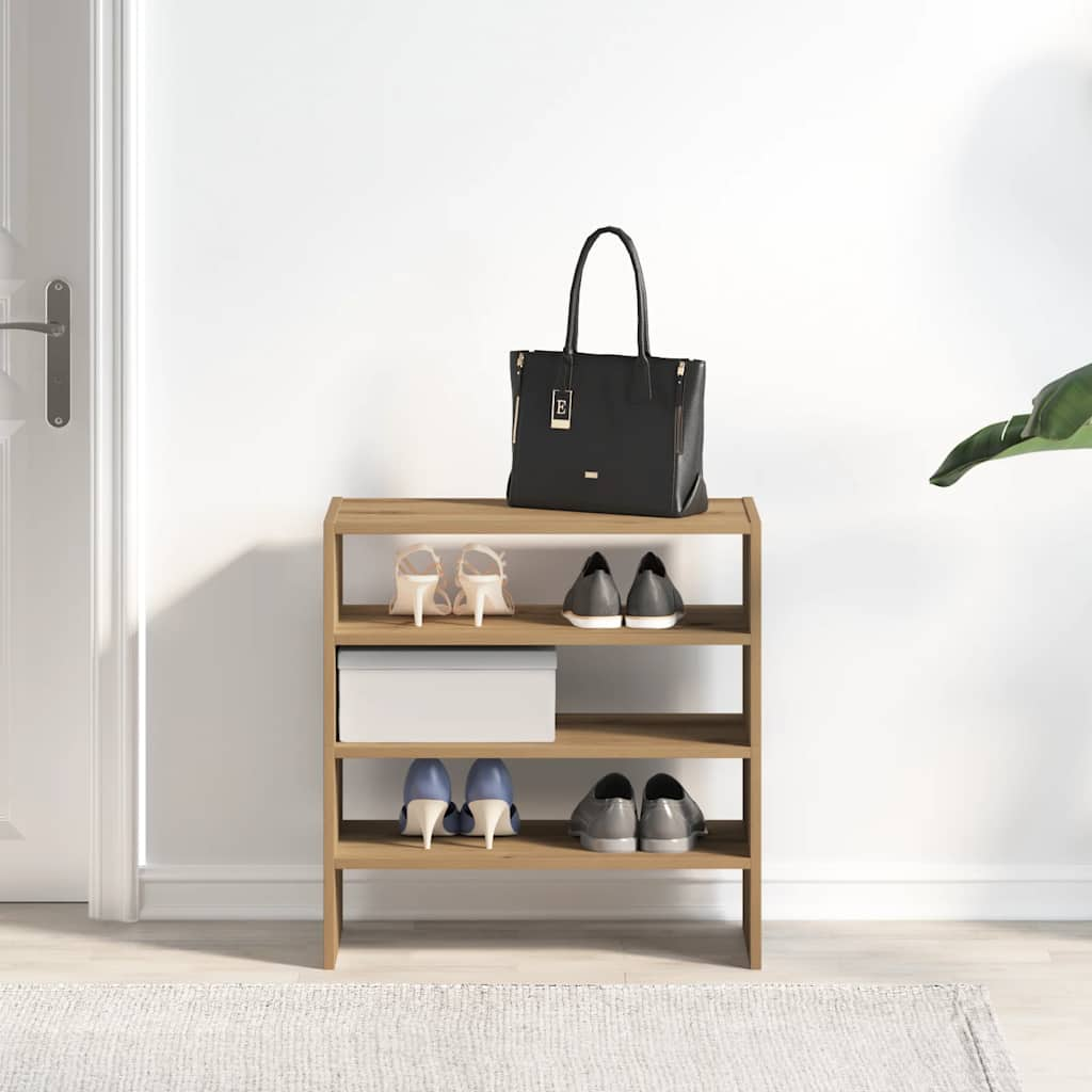 Vidaxl Shoe Racks 2 St Stackable 60x30x30,5 cm Artisanal eik