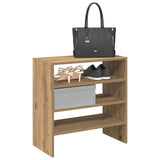 Racks de chaussures Vidaxl 2 St empilable 60x30x30.5 cm Oak artisanal